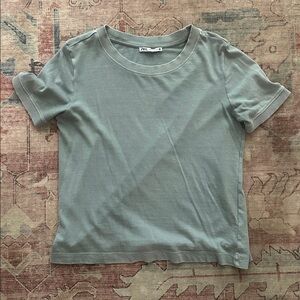 Zara Slate Gray/light blue  Tee